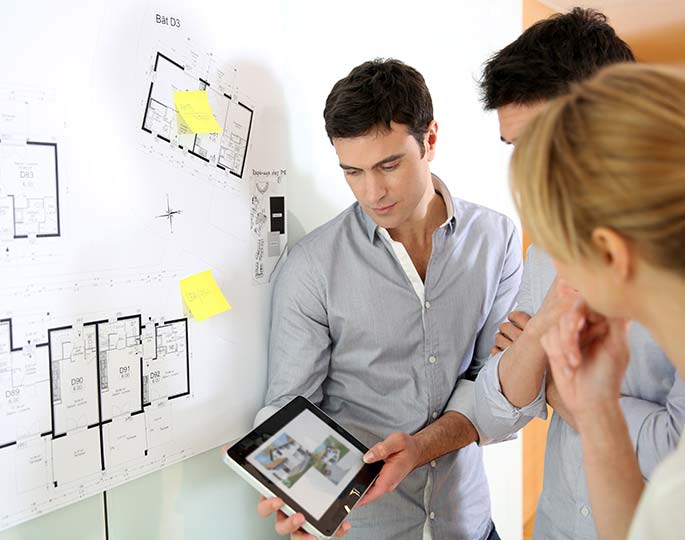 Planning stage for custom home construction